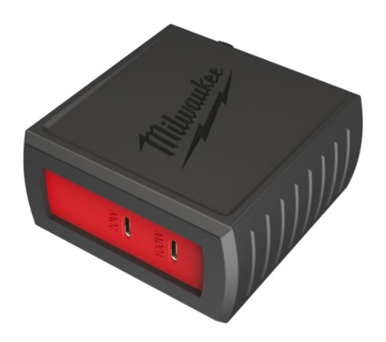 4932500226 Milwaukee TC-USBC100 120W – adapter USB-C 2� USB-C do laptopa, telefonu i M18