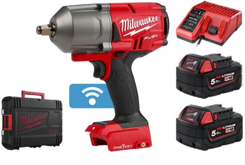 4933459727 ONE KEY FUEL M18 ONEFHIWF12-502X Klucz udarowy Milwaukee 1/2 1898 Nm  z pier�cieniem w Walizce + 2 Aku + �adowarka 