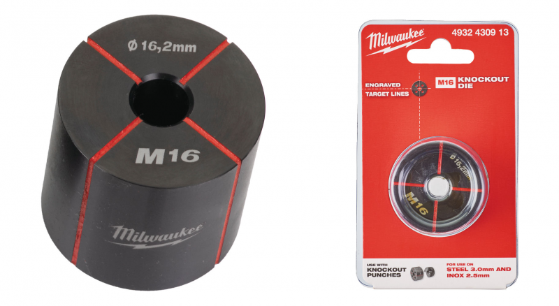 4932430913  MILWAUKEE Matryca M16 16,2mm do Otwornicy M18HKP