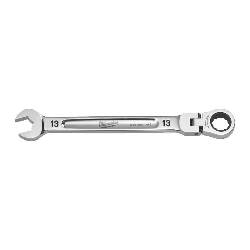 4932480186  Milwaukee Klucz P�asko-Oczkowy z ruchom� G��wka 13mm 