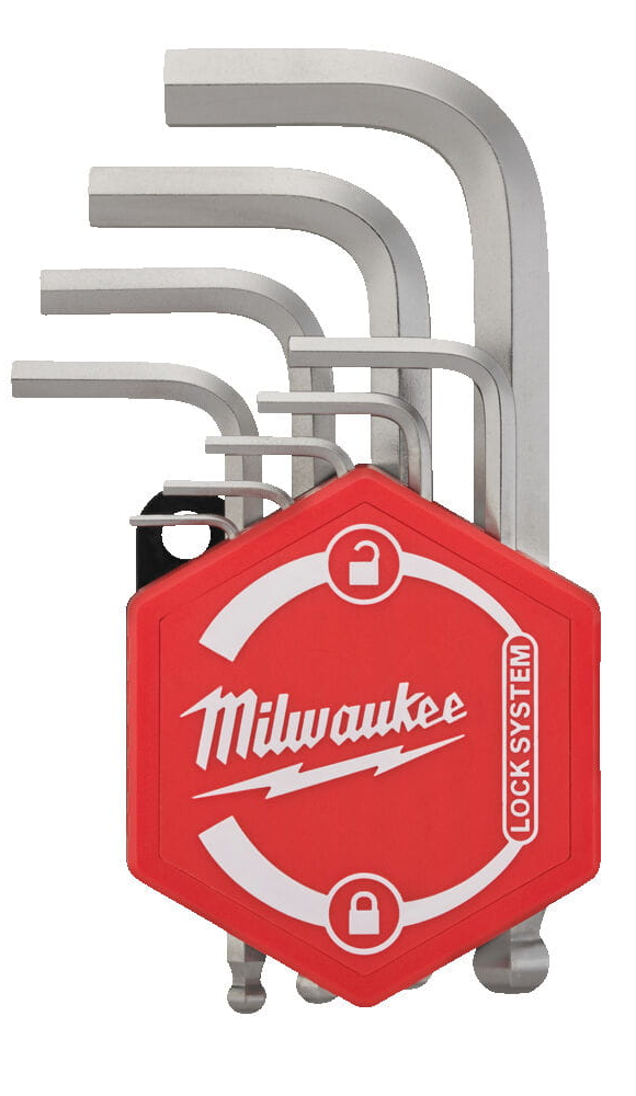 4932492399 Zestaw kluczy imbusowych 9 szt  z kulk� MILWAUKEE