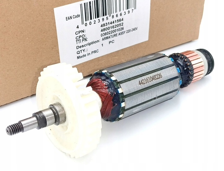 4931441564 Milwaukee Oryginalny Wirnik AGV 10-125 EK AG22 AG10