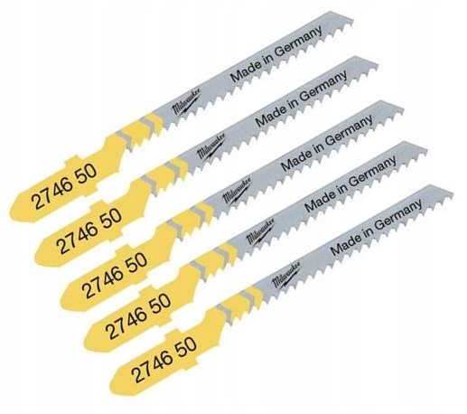 4932274650  Brzeszczot do drewna 50mm 5szt MILWAUKEE