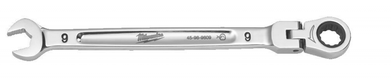 4932480182 Milwaukee Klucz P�asko-Oczkowy z ruchom� G��wka 9mm