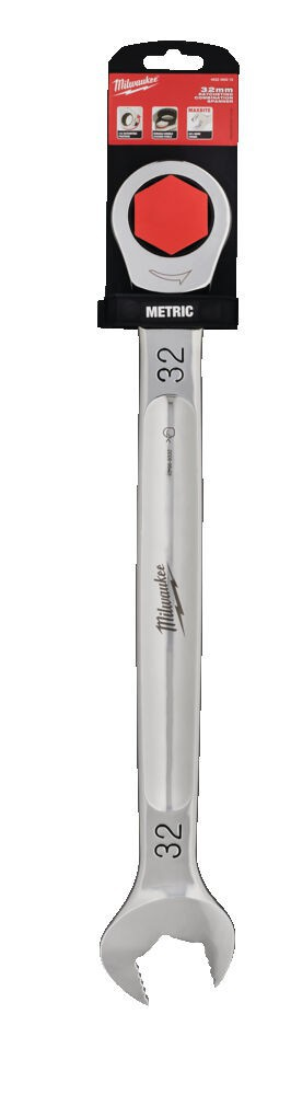 4932480215 Milwaukee Klucz P�asko-Oczkowy z Grzechotk� 32mm