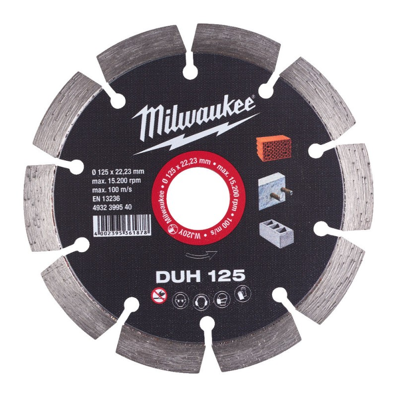 4932399540 Milwaukee Tarcza diamentowa fi 125 mm DUH 125 MILWAUKEE