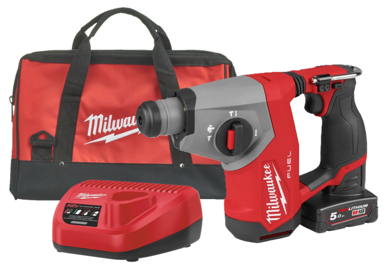 4933500781 Milwaukee Zestaw M�otowiertarka SDS-Plus 1.15J M12 FHAC16-501B