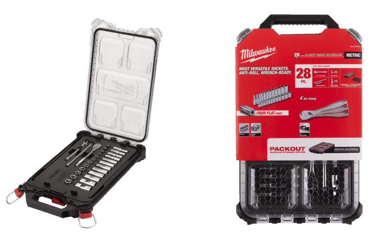 4932478812 Zestaw Nasadek Z Grzechotka 1/4  28szt Packout  Milwaukee