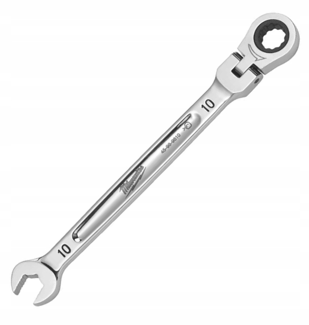 4932480183 Milwaukee Klucz P�asko-Oczkowy z ruchom� G��wka 10mm