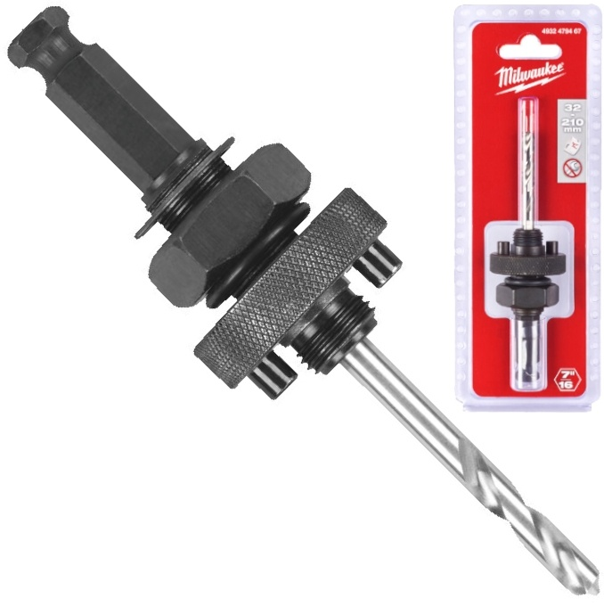 4932479467 Uchwyt do Otwornic Bi-Metal 32-175mm 11mm Hex Trzpie� z wiert�em 