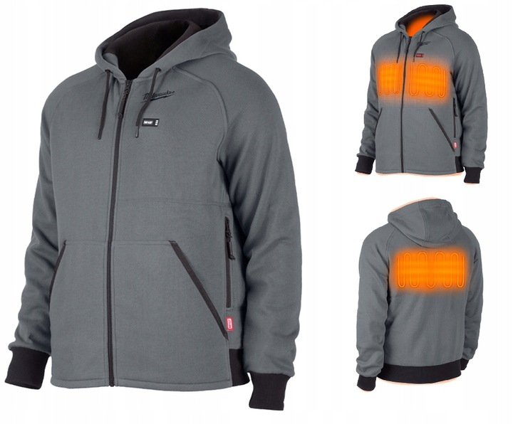 4932480067 MILWAUKEE M12 HHGREY4 BLUZA PODGRZEWANA MESKA SZARA M