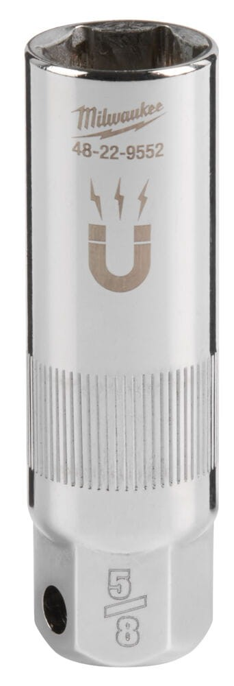 4932480676  Nasadka chromowana 3/8 z magnesem do �wiec zap�onowych 16mm Milwaukee