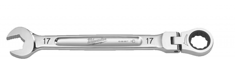 4932480190  Milwaukee Klucz P�asko-Oczkowy z ruchom� G��wka 17mm 