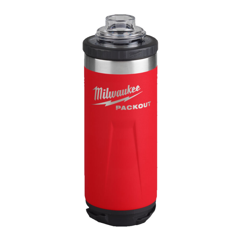 4932493465 Butelka termiczna 710 ml  kubek na napoje kaw� wod�  Packout Milwaukee Czerwony 