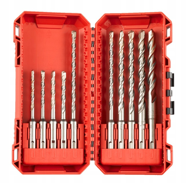 4932492117 Milwaukee Zestaw Wierte� SDS+ MX2 10szt Dwuostrzowe 