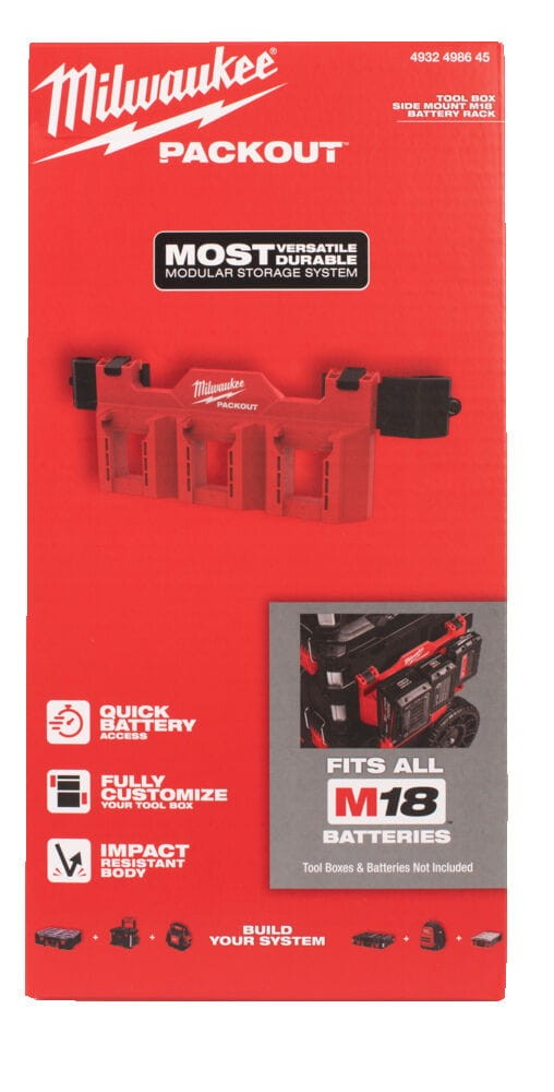 4932498645 Boczny uchwyt na akumulatory M18 Packout Milwaukee 