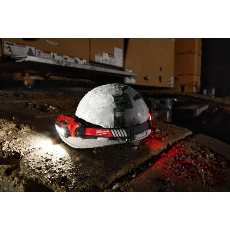 4933479768 Akumulatorowa latarka  czo��wka USB HI-VIS do kasku, 600 lm, 4 V, 3.0 Ah