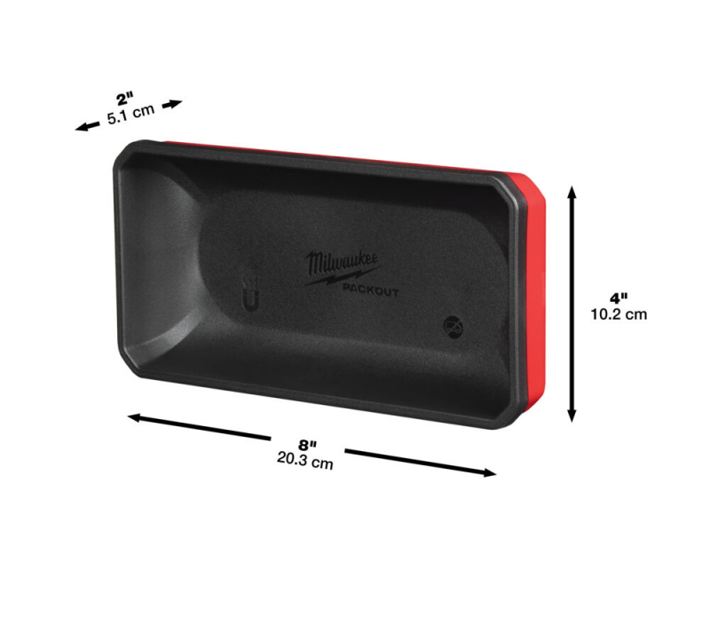 4932493381 Pojemnik magnetyczny 10 x 20 cm PACKOUT MILWAUKEE Packout
