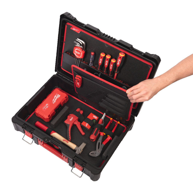 4932499466 Milwaukee PACKOUT Zestaw narz�dzi dla elektryka 62szt