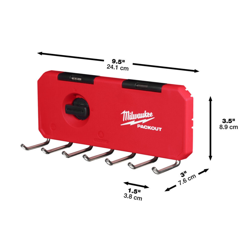 4932493384 MILWAUKEE PACKOUT ZESTAW HACZYK�W 7szt