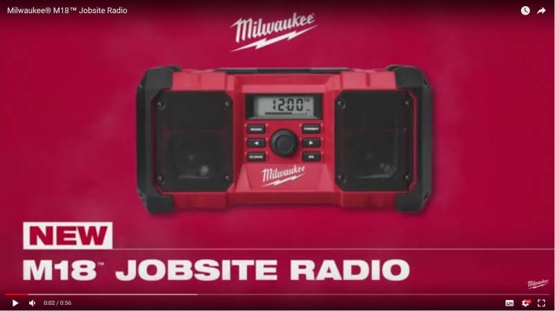 Milwaukee M18 JSR-0   Radio Budowlane