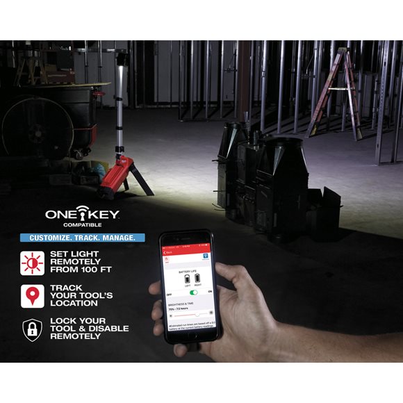 Milwaukee M18 ONERSAL-0 M18™ ONE-KEY™ Lampa stoj�ca LED LED 5400lm IP67