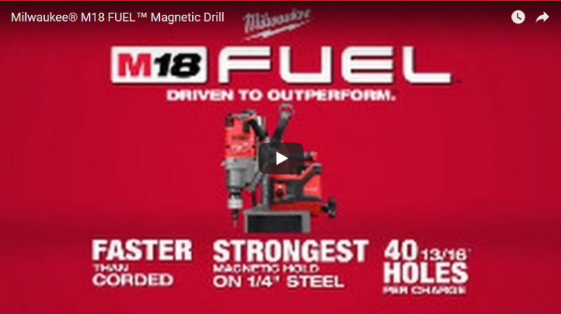 4933451636 Akumulatorowa Wiertarka Magnetyczna Milwaukee M18 FMDP-0C 
