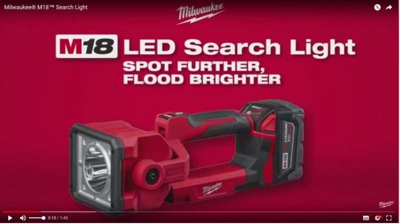 4933459159 Milwaukee M18 SLED-0 Lampa Reflektor Akumulatorowa Body 18V
