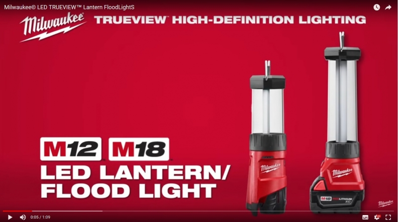 Milwaukee M18 LL-0 Lampa LED Latarnia z USBTRUEVIEW™