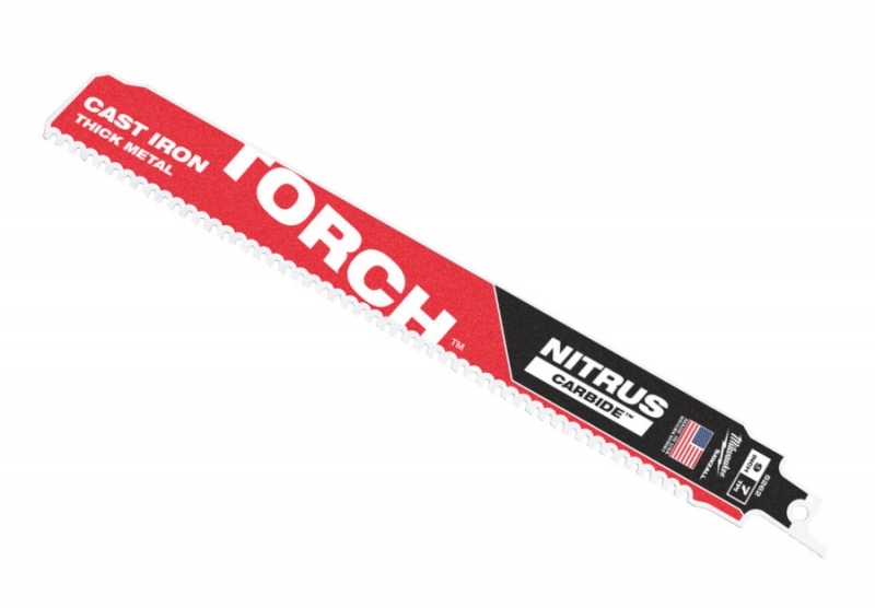48005262 Brzeszczot do pi�y szablastej z w�glikiem wolframu 230mm  NITRUS CARBIDE MILWAUKEE 