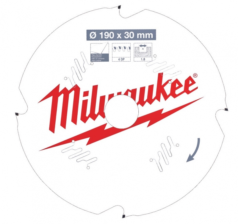 Milwaukee Tarcza Tn�ca Widiowa do Cement W��knisty 190mm x 30otw�r x4Z