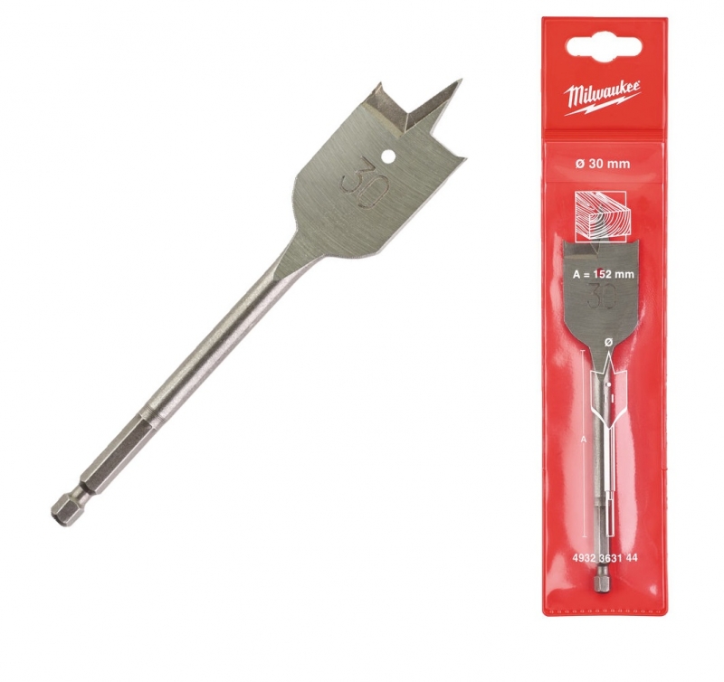 4932363144 Milwaukee Wiert�o do drewna pi�rowe �opatkowe  30x152mm Hex