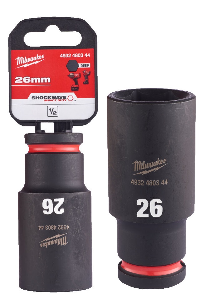 4932480344 Milwaukee Nasadka Udarowa 1/2 26mm Przed�u�ona Impact