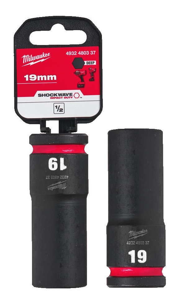 4932480337 Milwaukee Nasadka Udarowa 1/2 19mm Przed�u�ona Impact