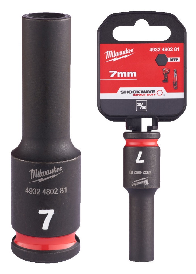 Milwaukee Nasadka Udarowa D�uga 3/8 6-pkt 7mm
