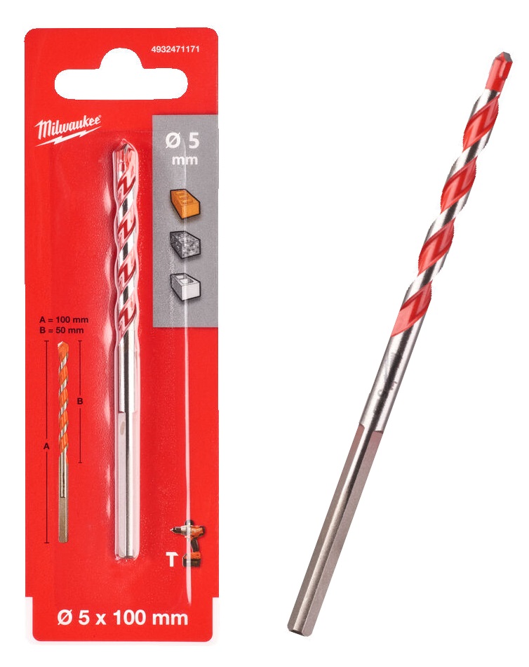 4932471171 Wiert�o Milwaukee do betonu 5x100mm 