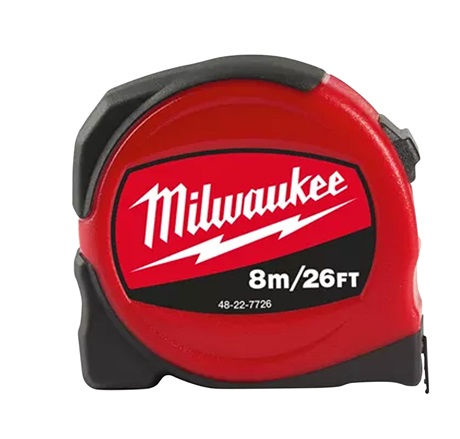 Milwaukee Miara Zwijana Ta�ma Miernicza Calowa  SLIM 8/26 x 25mm