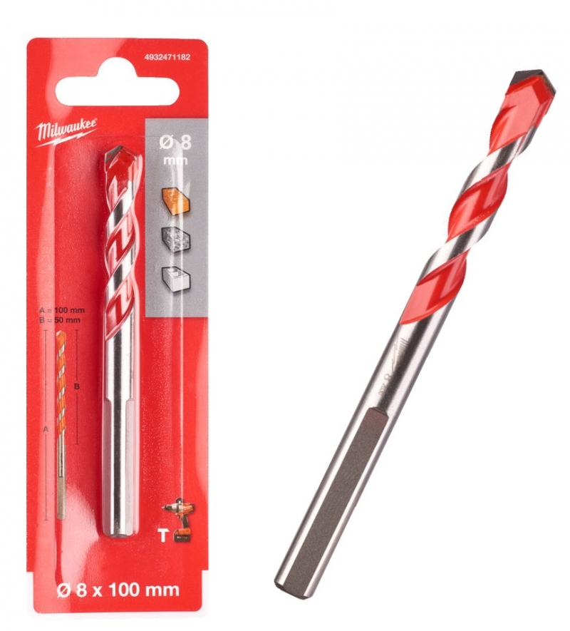 4932471182 Wiert�o Milwaukee do betonu 8x100mm