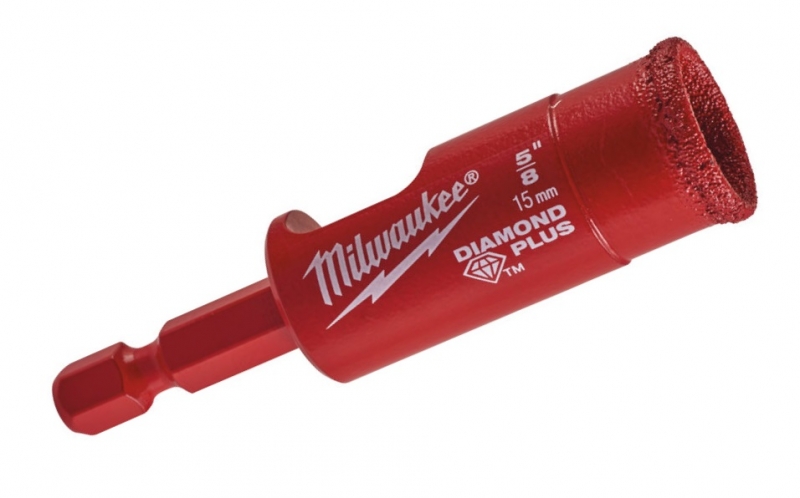 49560513  Wiert�o Diamentowe PLUS 15mm Milwaukee do p�ytek Gresu