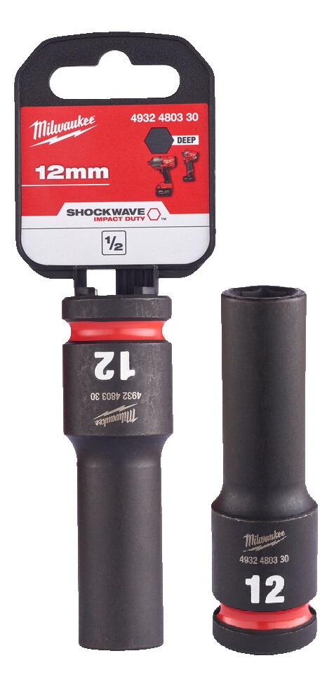 4932480330 Milwaukee Nasadka Udarowa 1/2 12mm Przed�u�ona Impact