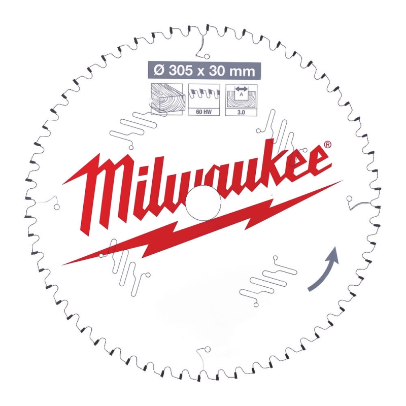 4932471321 Milwaukee Tarcza Tn�ca Widiowa 305mm x 30otw�r x60Z 