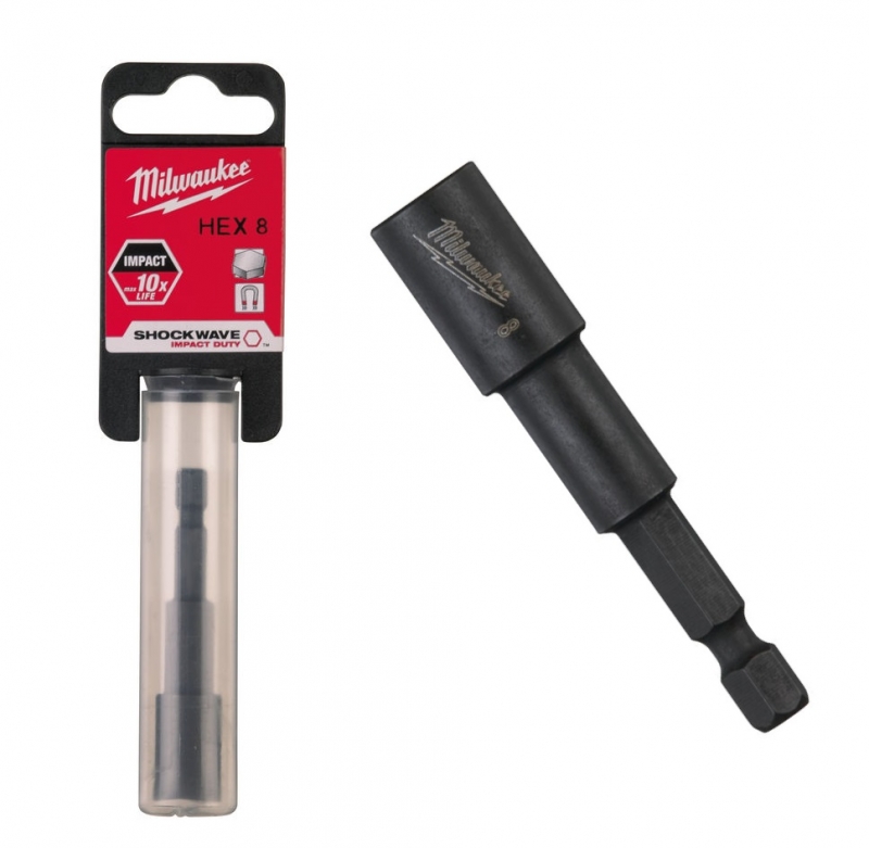 Milwaukee Nasadka Magnetyczna Udarowa 8mm x 65mm