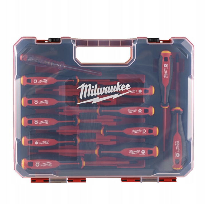 4932479095 MILWAUKEE WKR�TAKI IZOLOWANE �RUBOKR�TY VDE 12szt Zestaw 