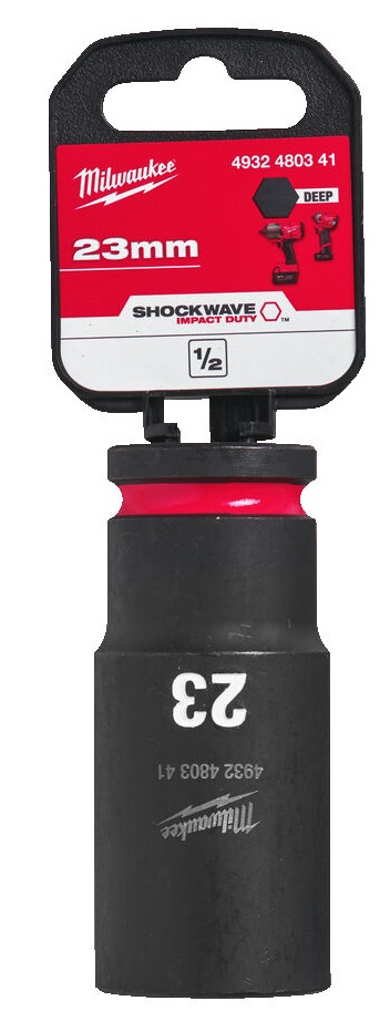 4932480341 Milwaukee Nasadka Udarowa 1/2 23mm Przed�u�ona Impact