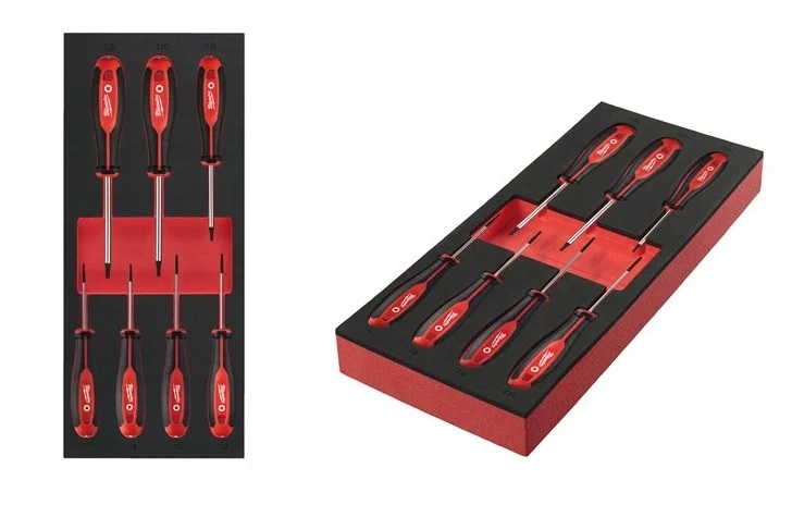 Zestaw Wkr�tak�w Torx 6szt w Piance do Skrzyn