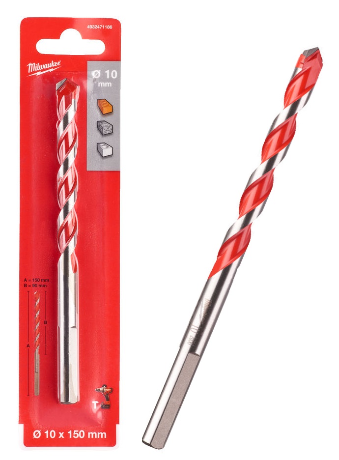 4932471186 Wiert³o Milwaukee do betonu 10x150mm