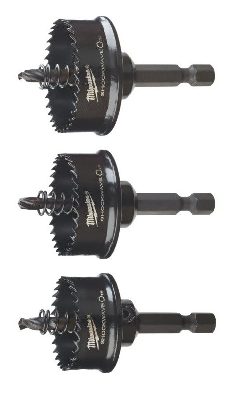 49224800 Milwaukee Zestaw Otwornic do stali 22/29/35mm do stali  IMPACT