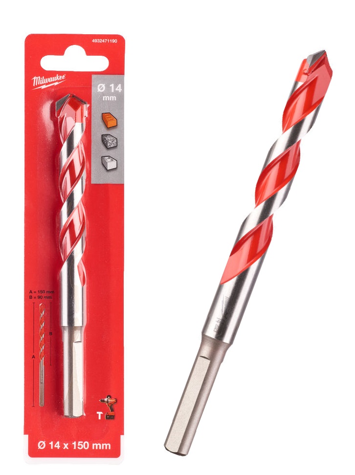 4932471190 Wiert�o Milwaukee do betonu 14x150mm