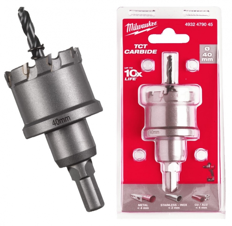  Milwaukee Otwornica do stali nierdzewnej metalu 40 mm TCT