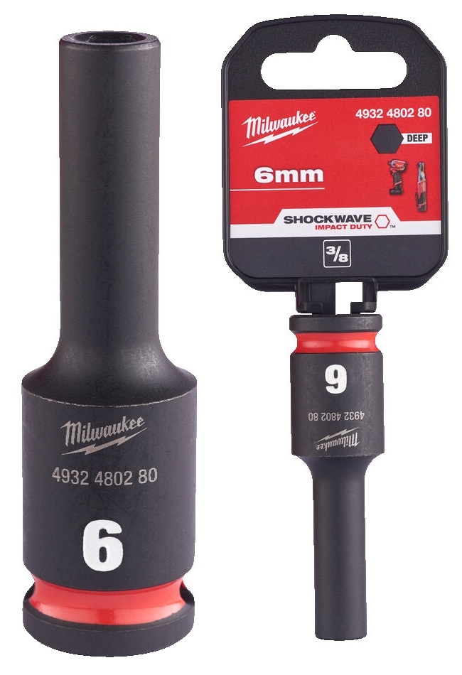 Milwaukee Nasadka Udarowa D�uga 3/8 6-pkt 6mm